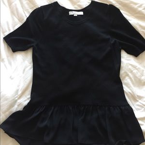 Ann Taylor Ruffle Trim Shirt